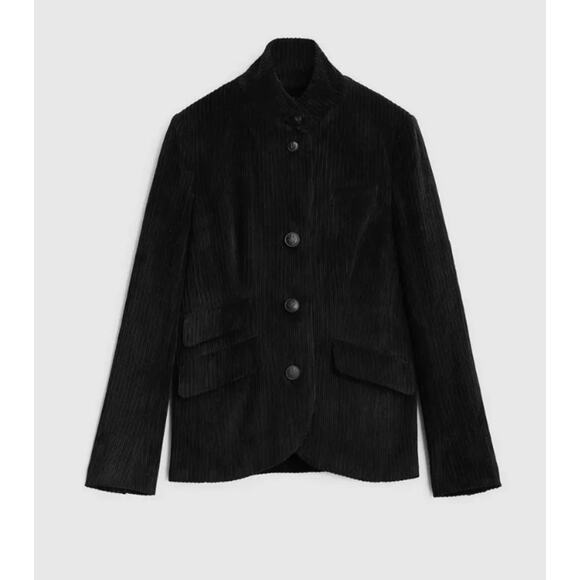 Rag & Bone Slade Blazer Black Corduroy‎ Fall Blazer Capsule Wardrobe Size 2 - Picture 11 of 11